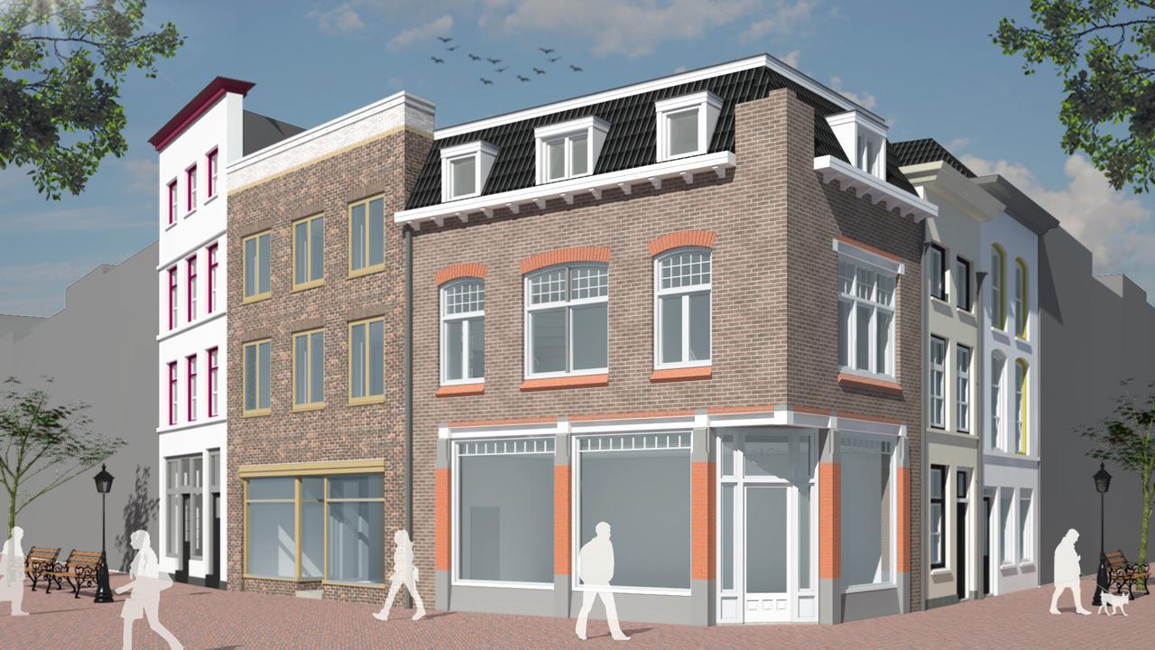 Gevel na transformatie met traditionele kozijndetails