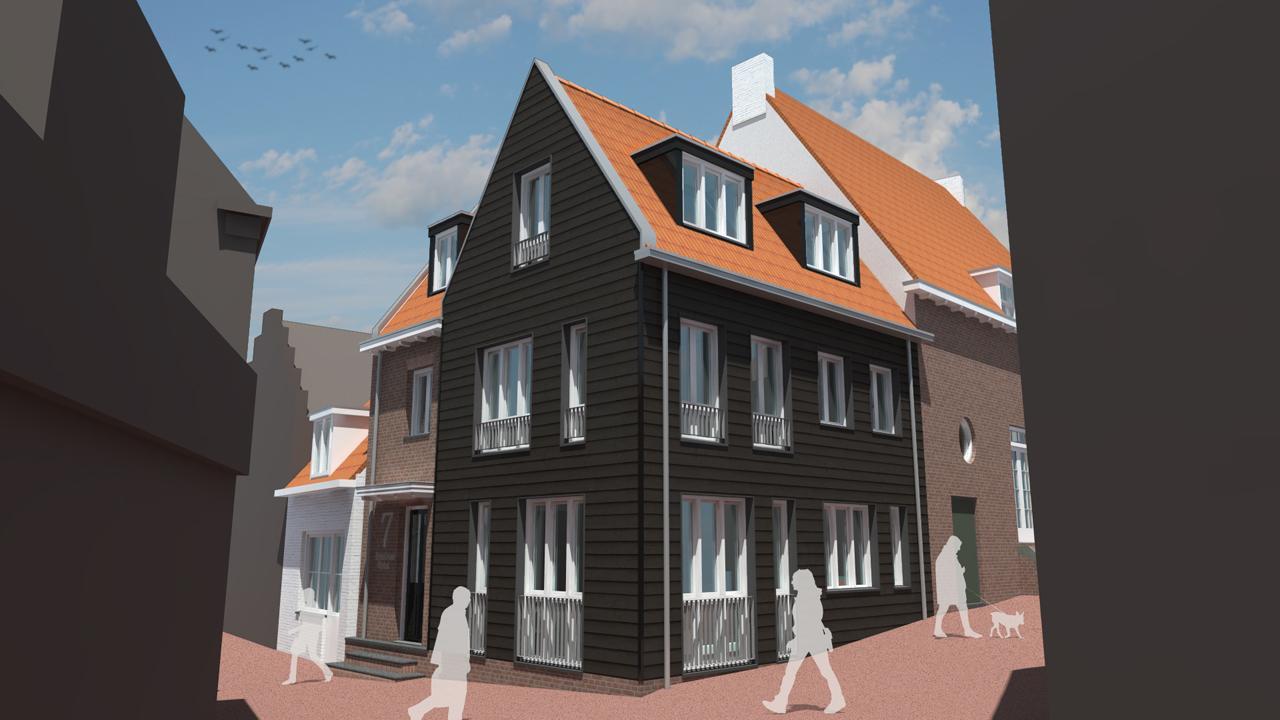 Nieuw boutique hotel als blikvanger op hoekpunt