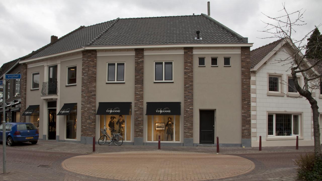 Zijgevel modehuis